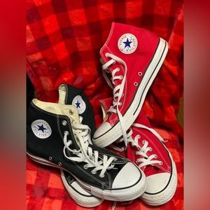 2 Pairs Men’s Converse High Tops